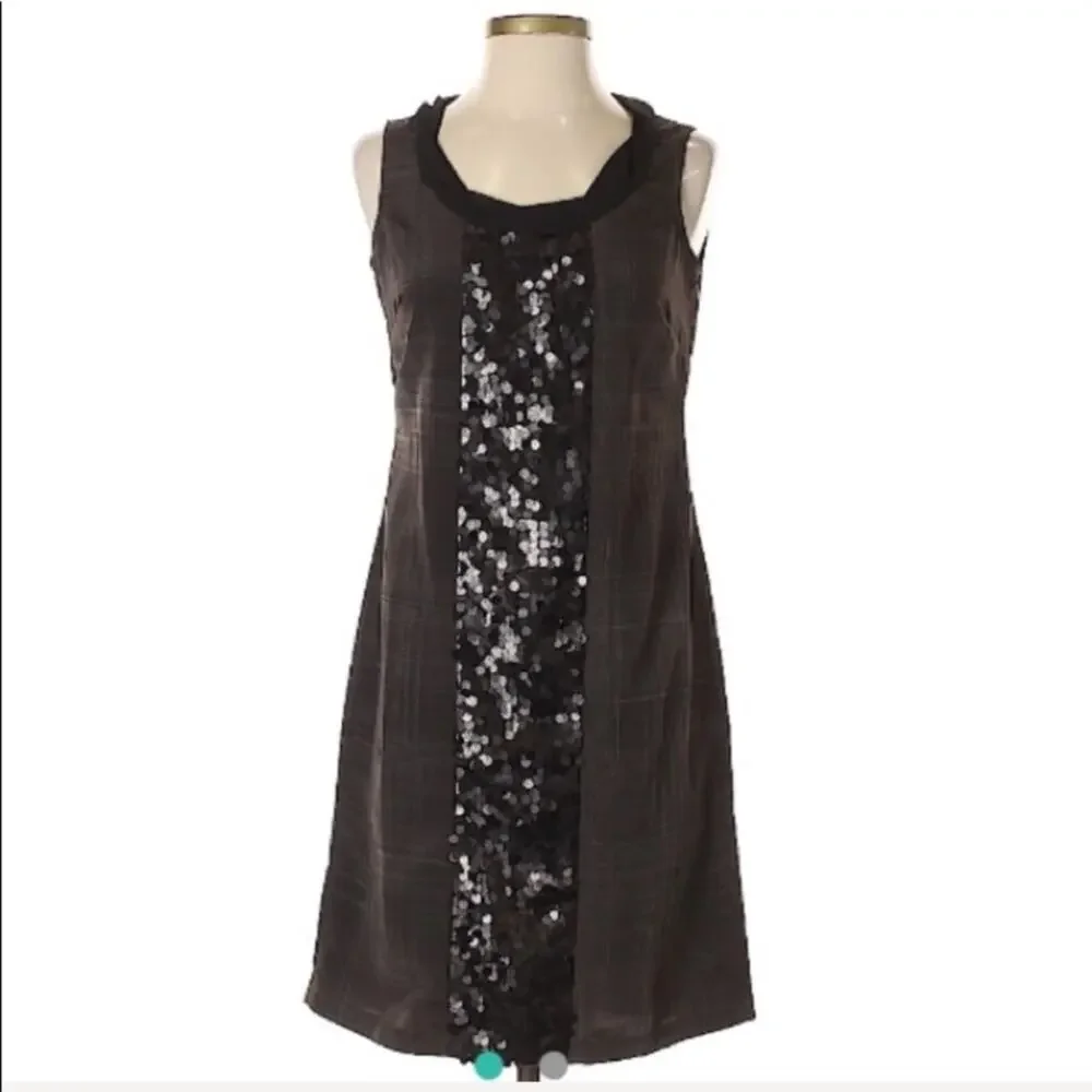 Simply Vera Vera Wang sequin plaid dress